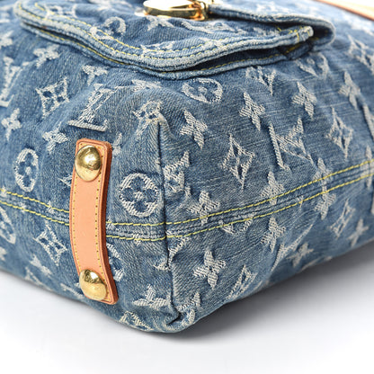 Louis Vuitton Denim Baggy GM Blue 6 of 16