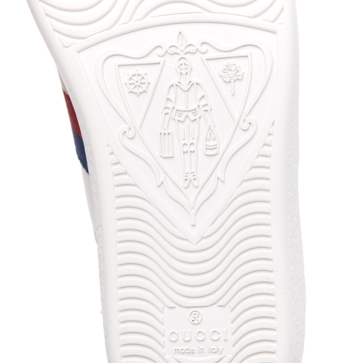 Calfskin Bee Star Embroidered Sylvie Web Ace Sneakers 35.5 White