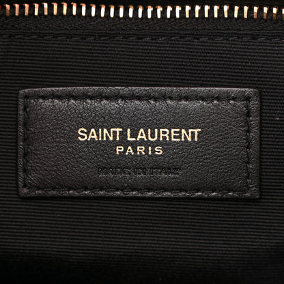 Saint Laurent Satin Quilted Toy Loulou Puffer Monogram Chain Satchel Guava Pink 6 of 11