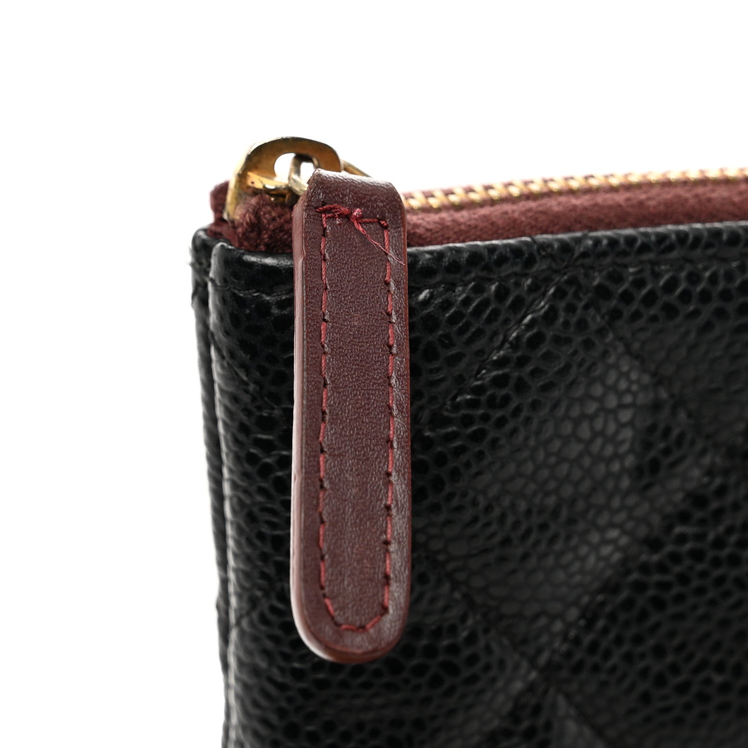 Chanel Caviar Quilted Large Cosmetic Case Black 8 of 8