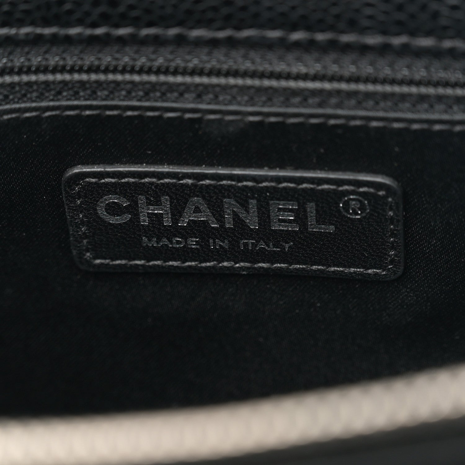 Chanel Caviar Quilted Grand Shopping Tote GST Black 6 of 10