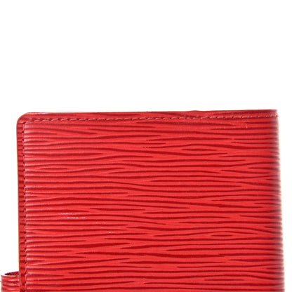 Louis Vuitton Epi Small Ring Agenda Cover Castillan Red 7 of 9