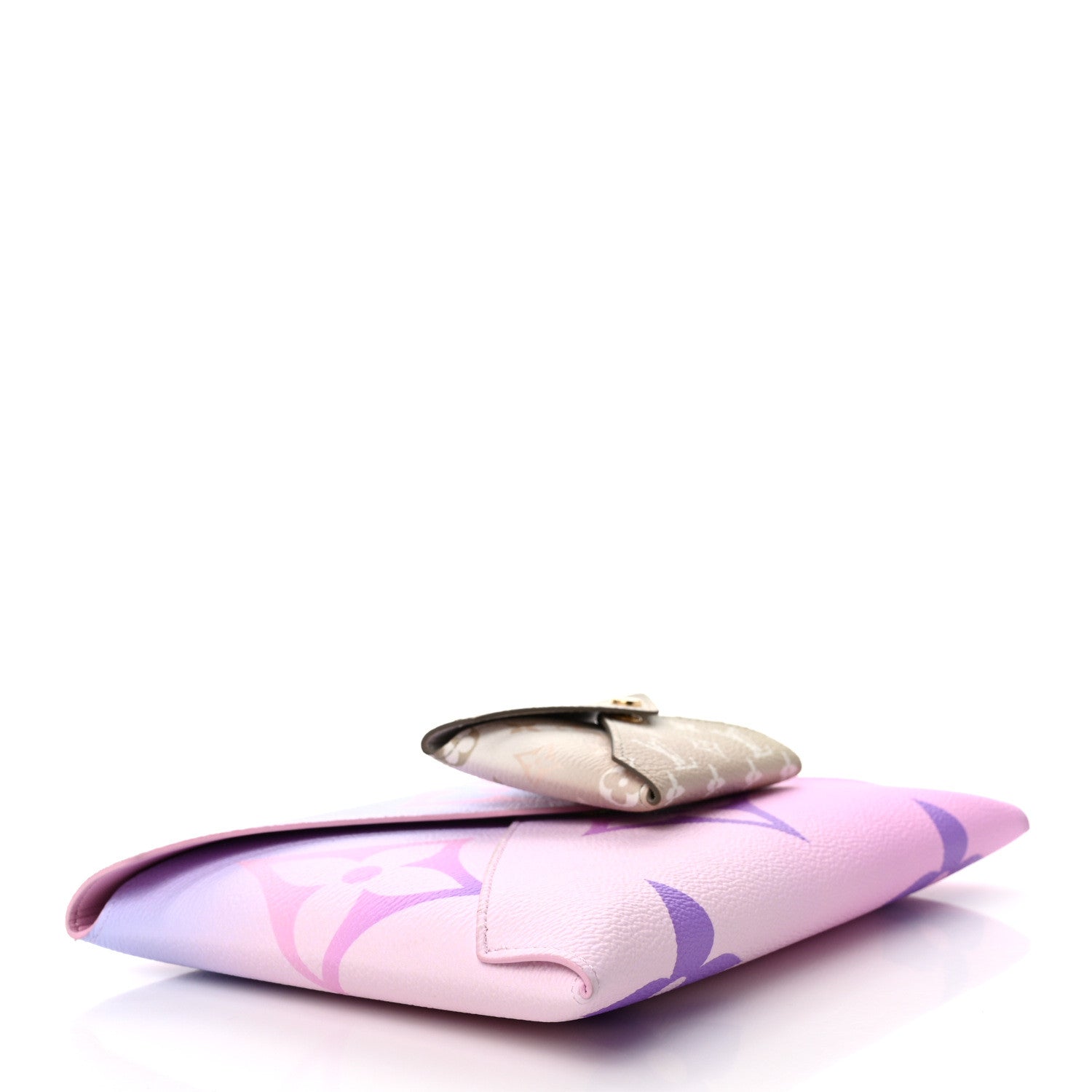 Louis Vuitton Monogram Giant Spring In The City Kirigami Pochette Set Sunrise Pastel Sunset Kaki 4 of 7