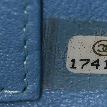 Chanel Patent Quilted Extra Mini Flap Light Blue 7 of 9