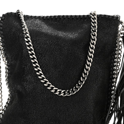 Stella McCartney Shaggy Deer Falabella Tassel Flat Crossbody Black 9 of 11