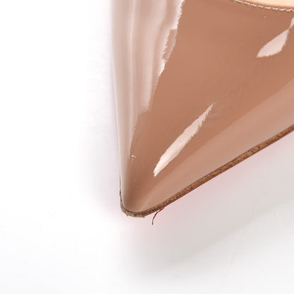 Christian Louboutin Patent Rivierina 85 Pumps 37.5 Nude 10 of 13