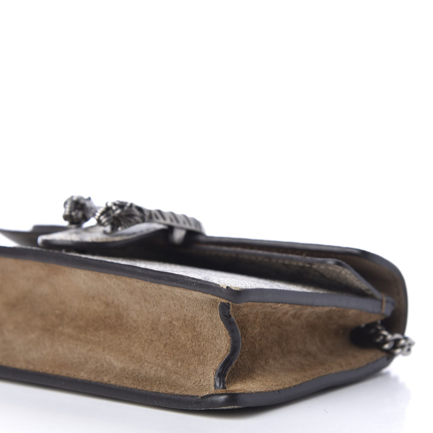GG Supreme Monogram Super Mini Dionysus Shoulder Bag Taupe