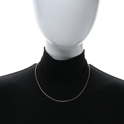David Yurman 18K Yellow Gold 1.7mm Box Chain Necklace 2 of 4