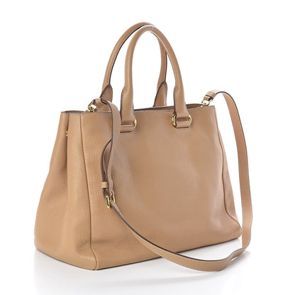 Prada Vitello Phenix Shopping Bag Sabbia 3 of 9