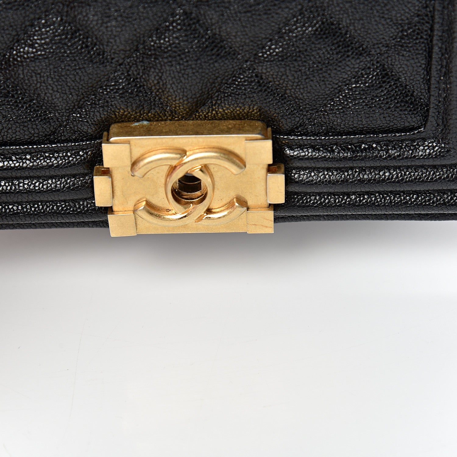 Chanel Caviar Quilted North South Boy Flap Black 10 of 11