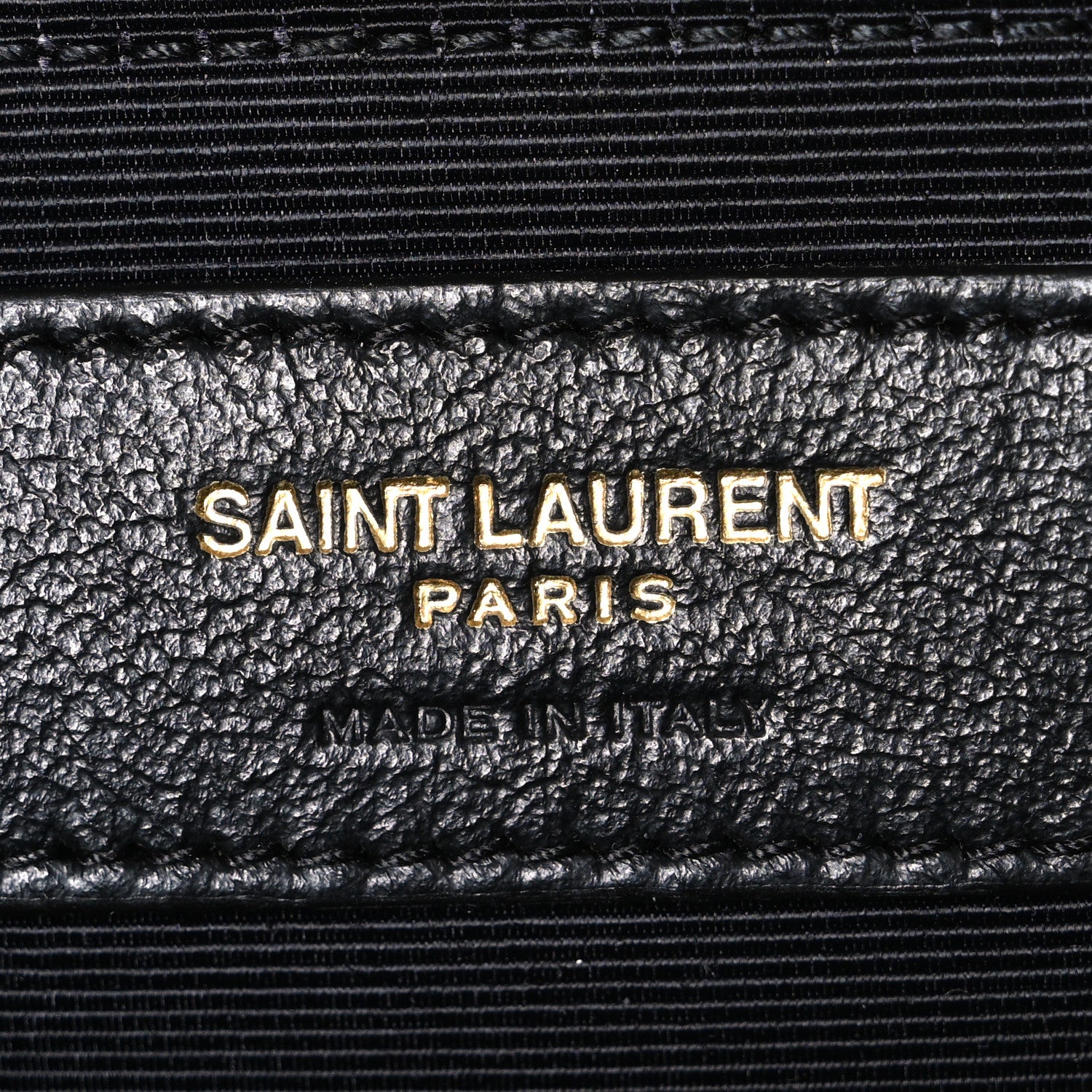 Saint Laurent Grain De Poudre Mixed Matelasse Large Triquilt Monogram Satchel Dark Beige 6 of 10