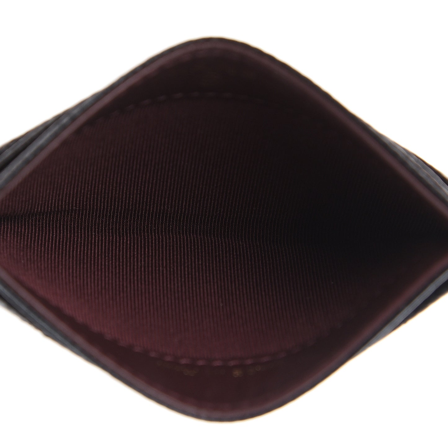 Caviar Quilted Card Holder Black