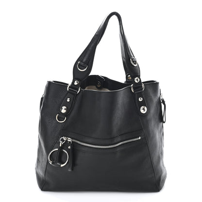 Gucci Leather Icon Bit Large Tote Black 1 of 10