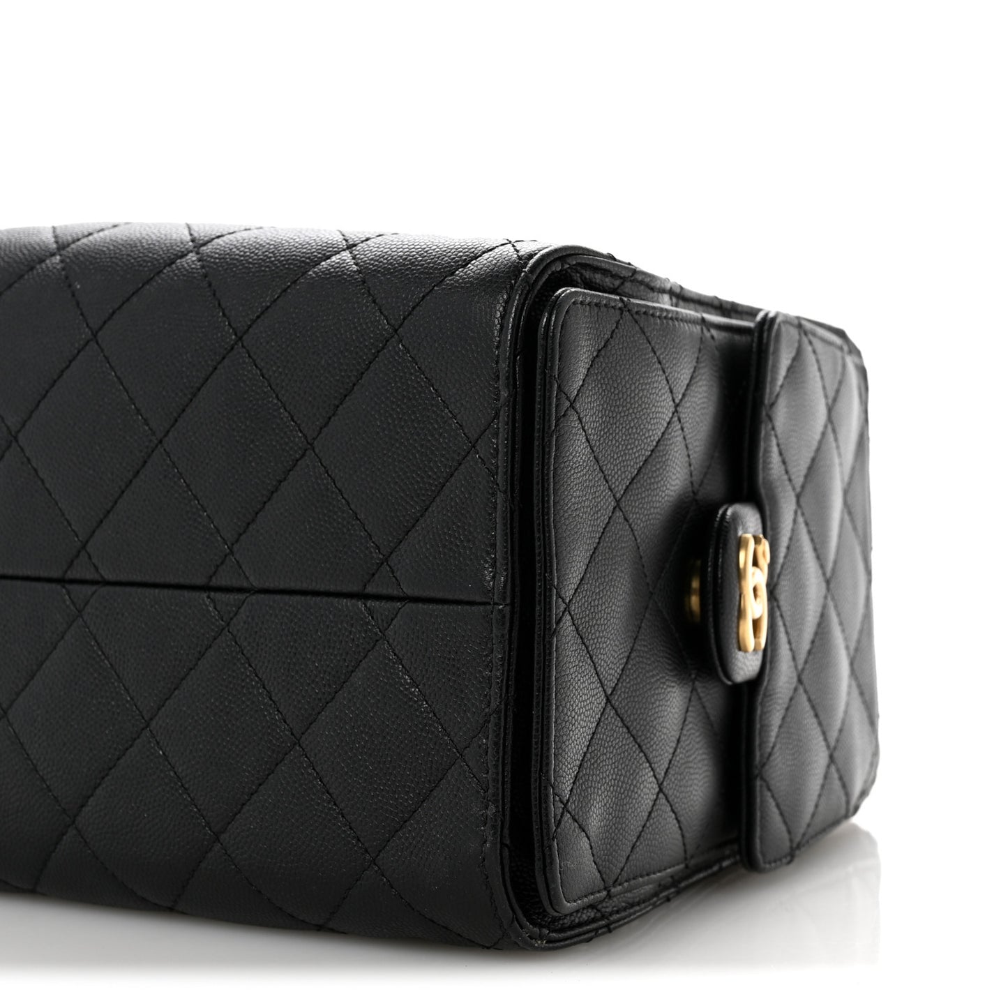 Caviar Quilted Small Chanel 25 Handbag Black