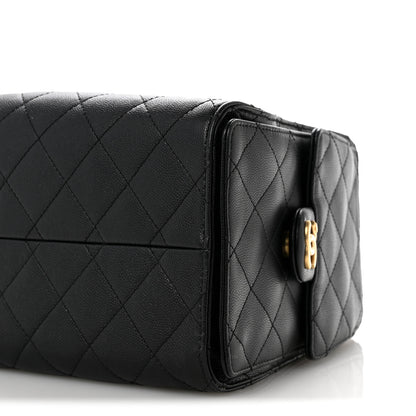 Chanel Caviar Quilted Small Chanel 25 Handbag Black 10 of 11