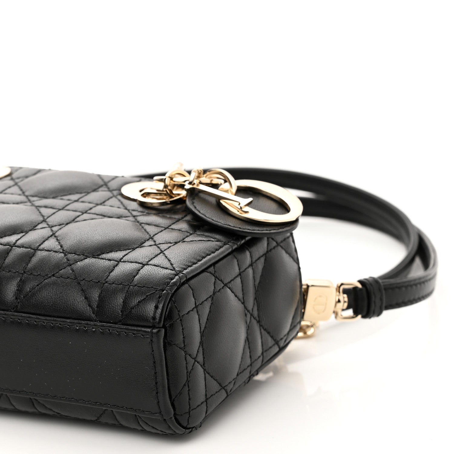 Christian Dior Lambskin Cannage Micro Lady D-Joy Black 10 of 10