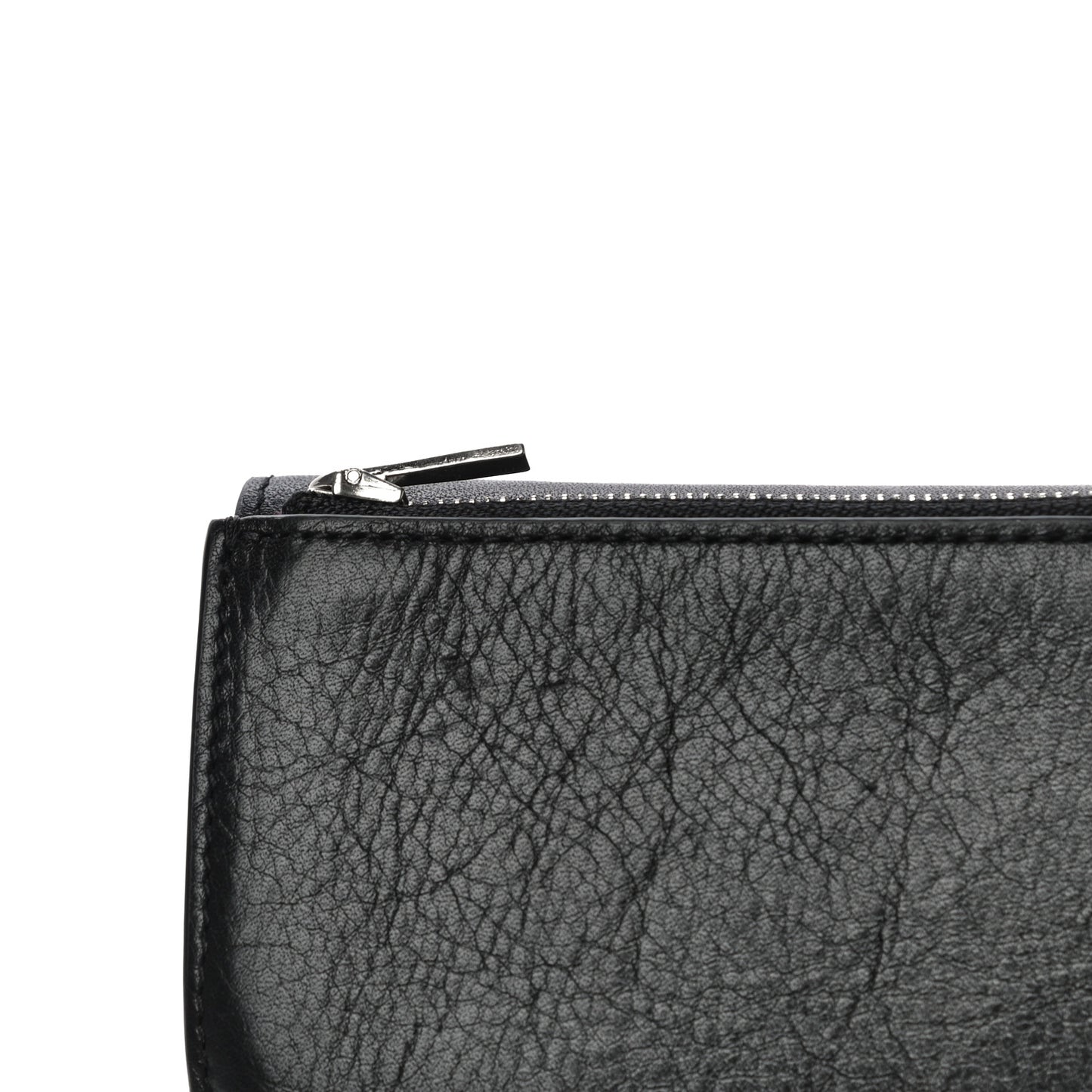 Classic Grain Small Darley Wallet Black