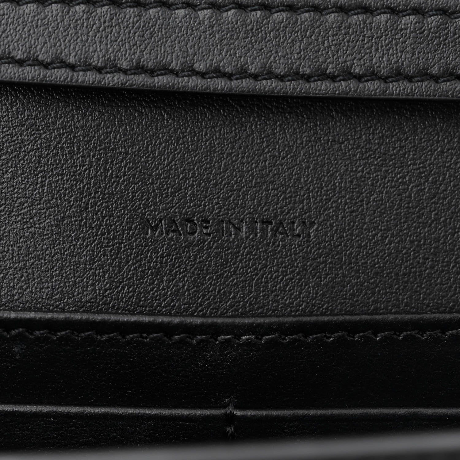 Celine Shiny Calfskin Triomphe Margo Wallet on Chain Black 7 of 12