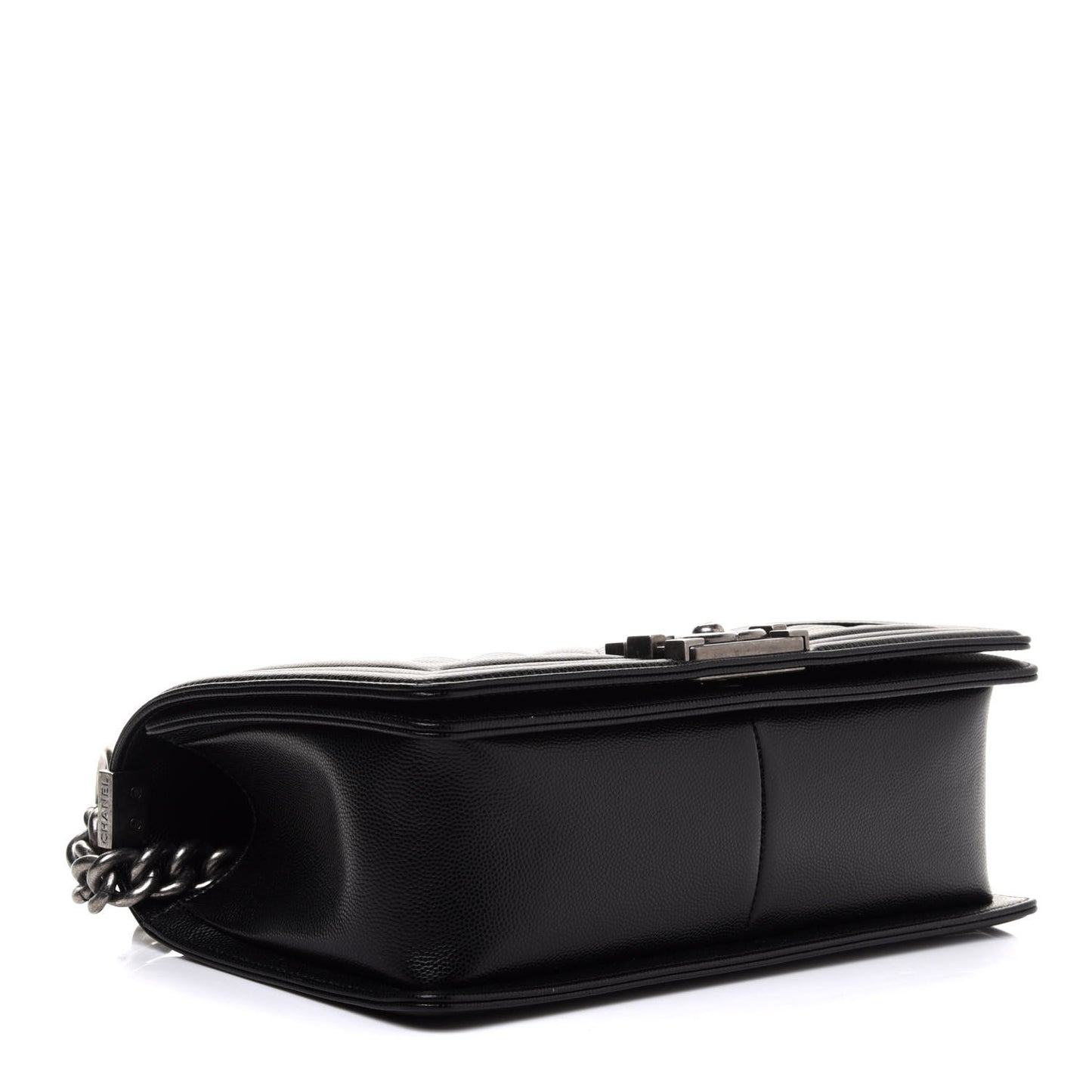 Caviar Quilted Medium Boy Flap Black