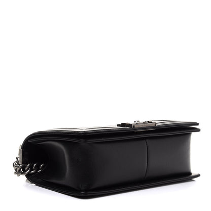 Chanel Caviar Quilted Medium Boy Flap Black 4 of 11