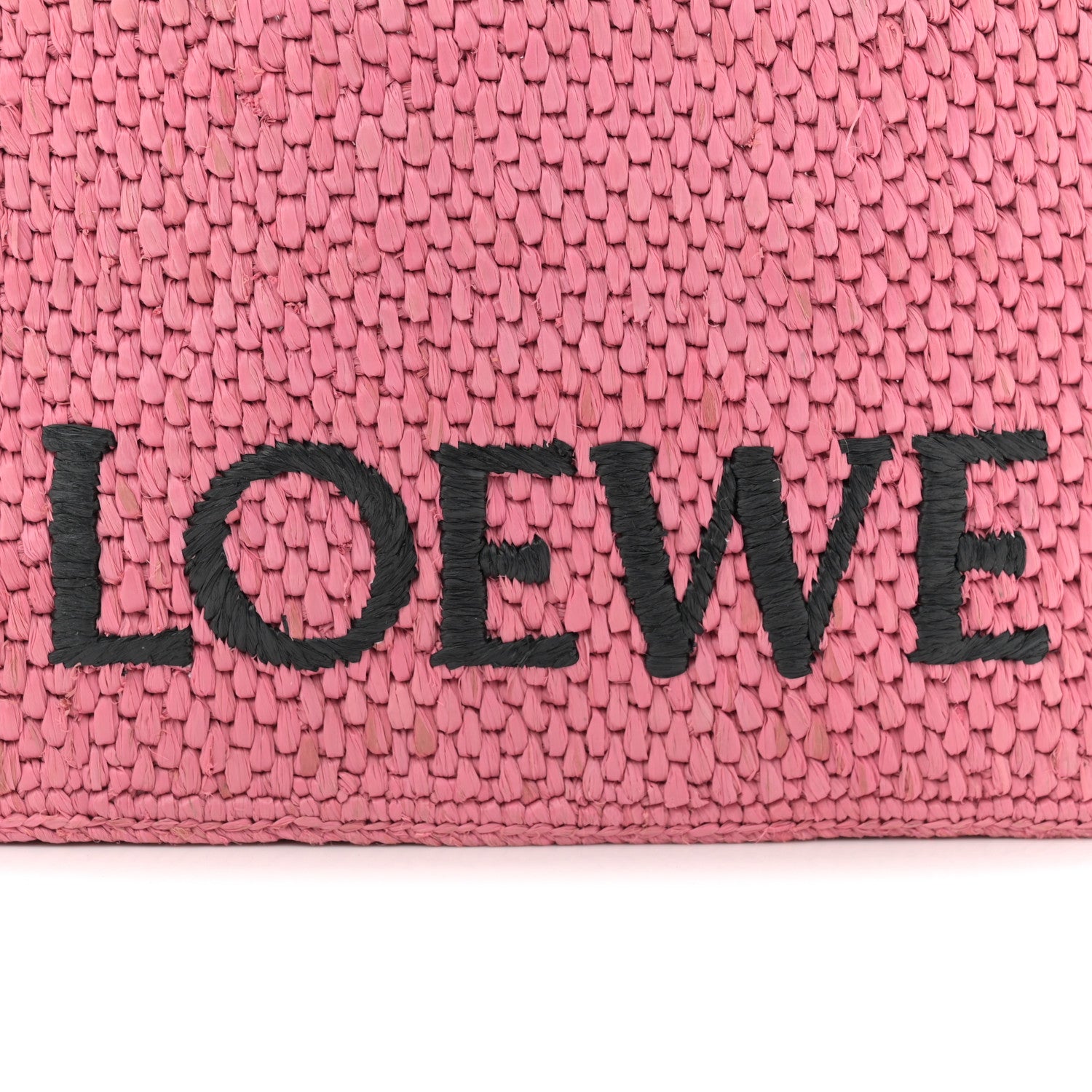 Loewe X PAULA'S IBIZA Raffia Font Tote Sunset Pink 6 of 10