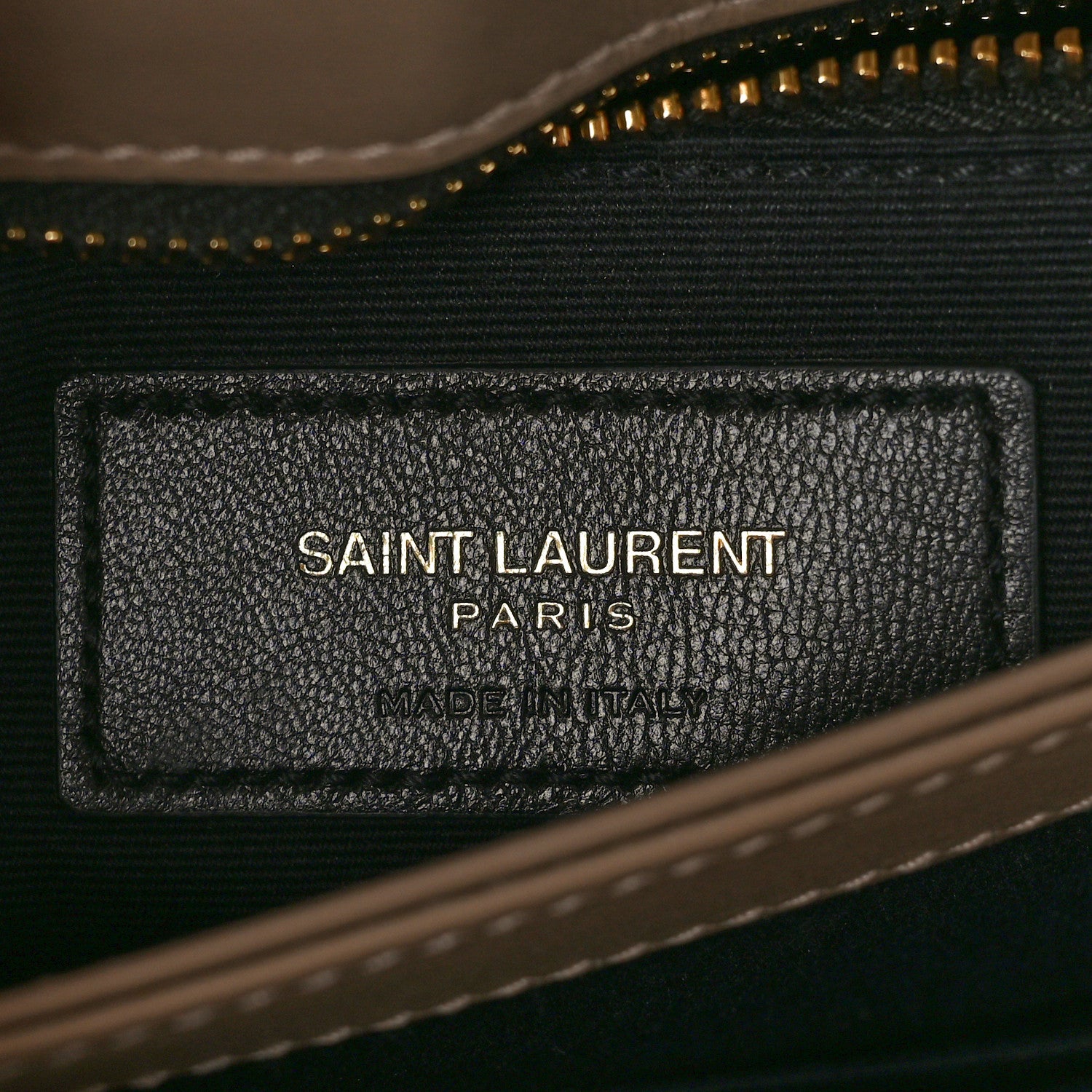 Saint Laurent Calfskin Y Quilted Monogram Toy Loulou Crossbody Bag Taupe 6 of 10