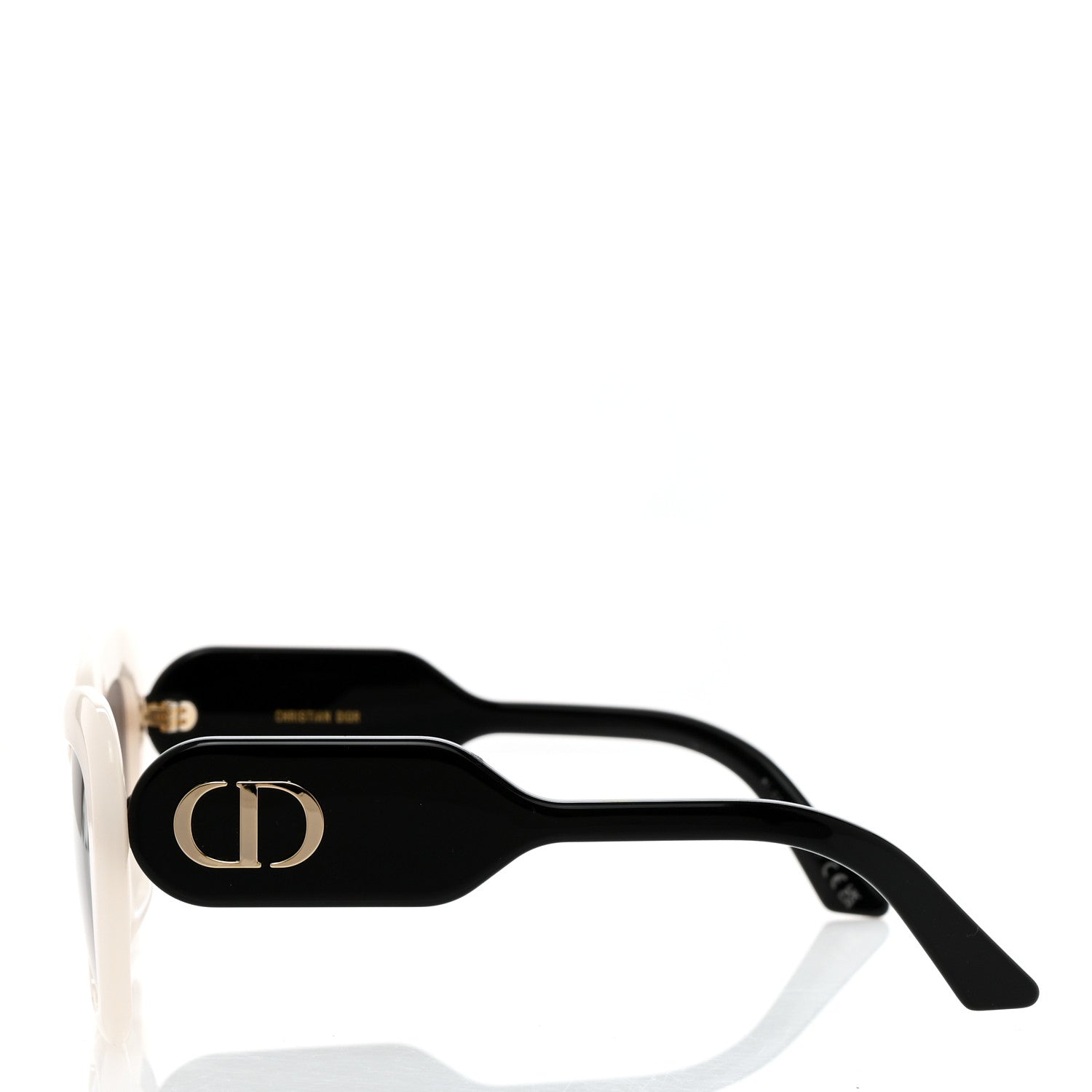 Christian Dior Acetate Diorbobby B1U Sunglasses White Black 3 of 9
