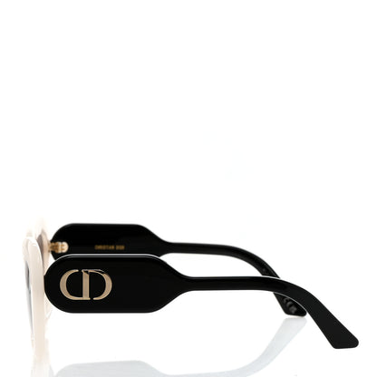 Christian Dior Acetate Diorbobby B1U Sunglasses White Black 3 of 9