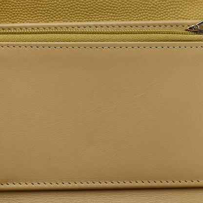 Chanel Caviar Quilted Medium Flap Wallet Green 9 of 9