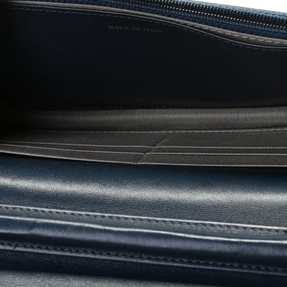 Chanel Patent Quilted Brilliant Wallet On Chain WOC Dark Blue 4 of 8