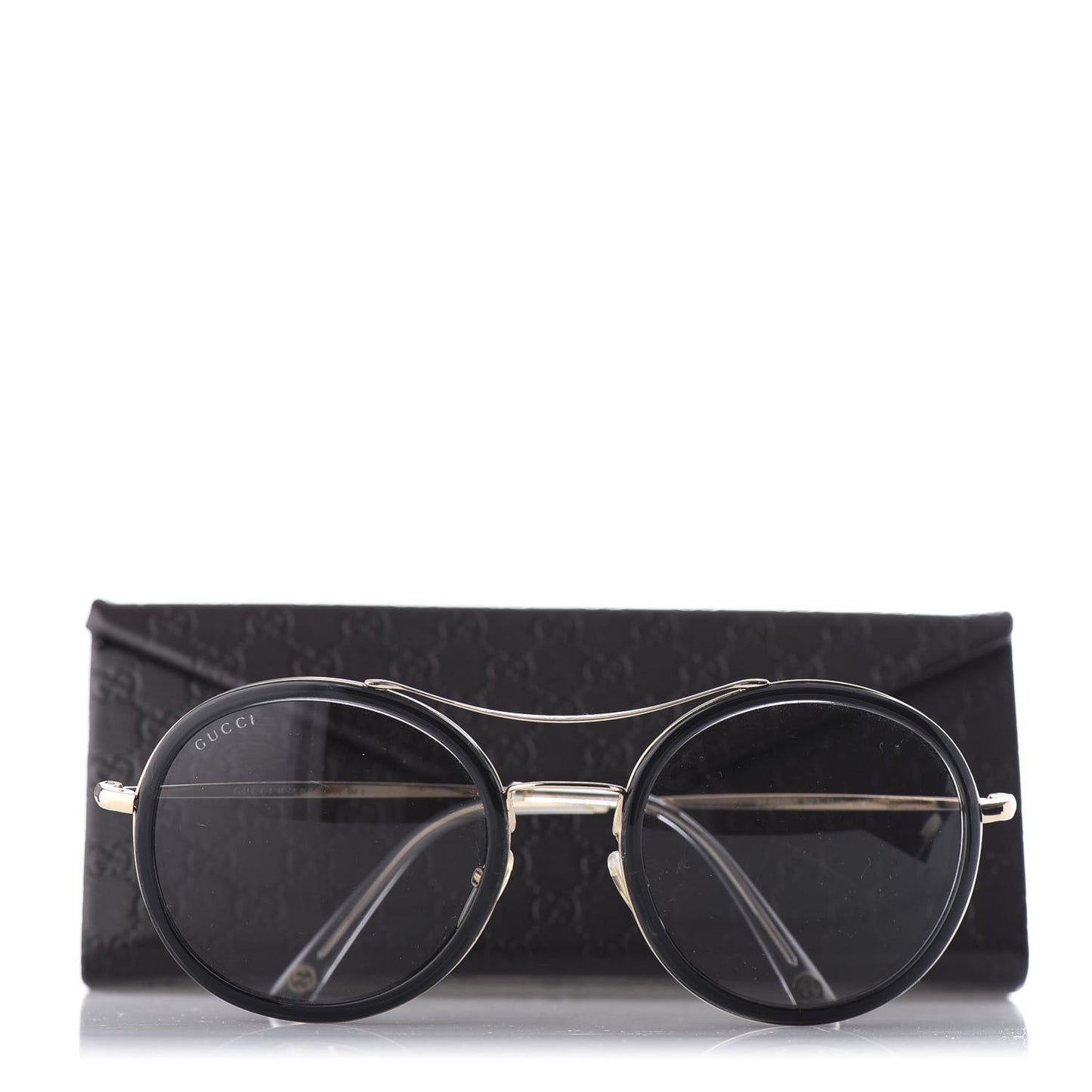 Round Frame Sunglasses GG4252/N/S Black