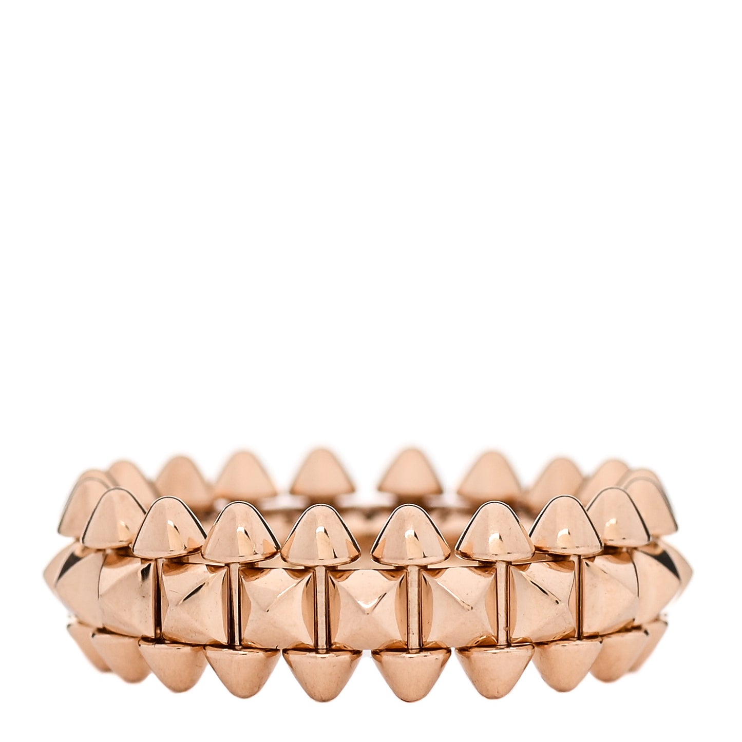 18K Pink Gold SM Clash De Cartier Ring 45 3.25
