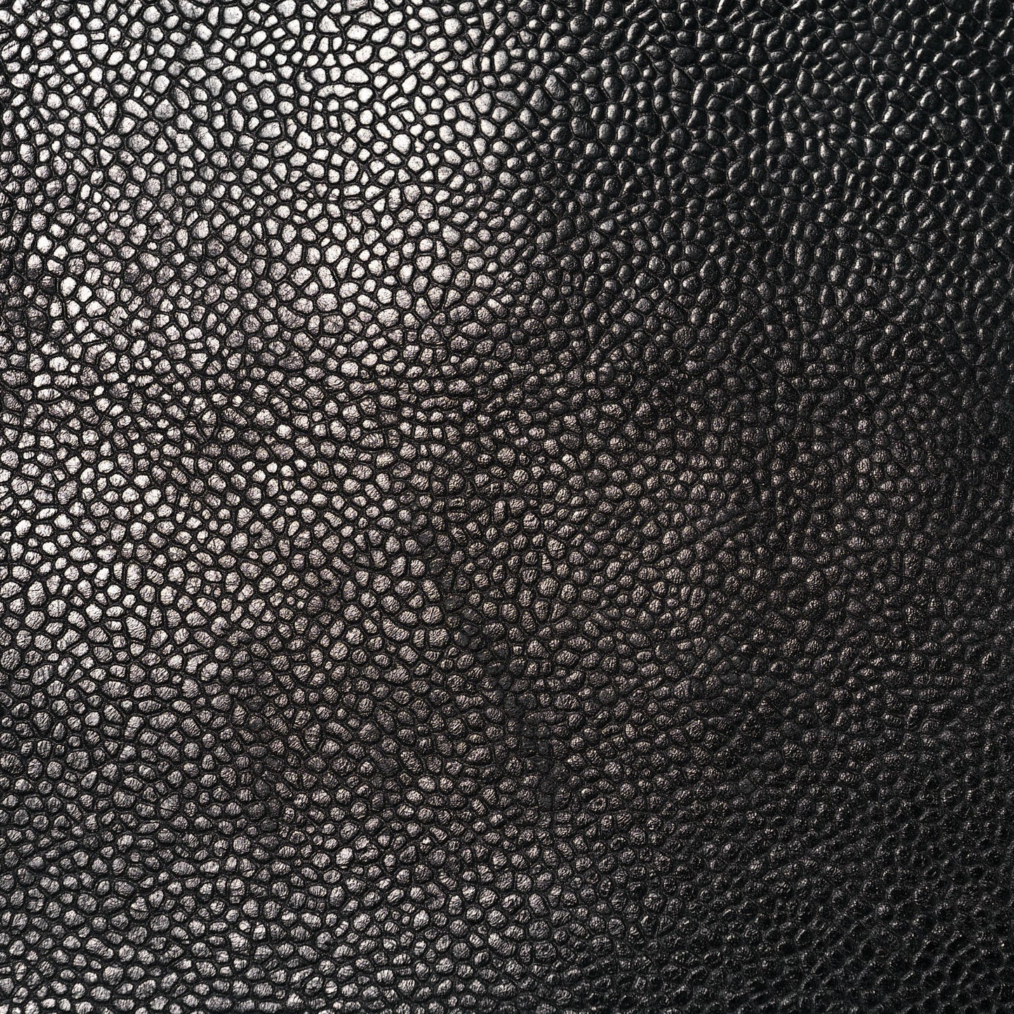 Caviar Large CC Shoulder Bag Black