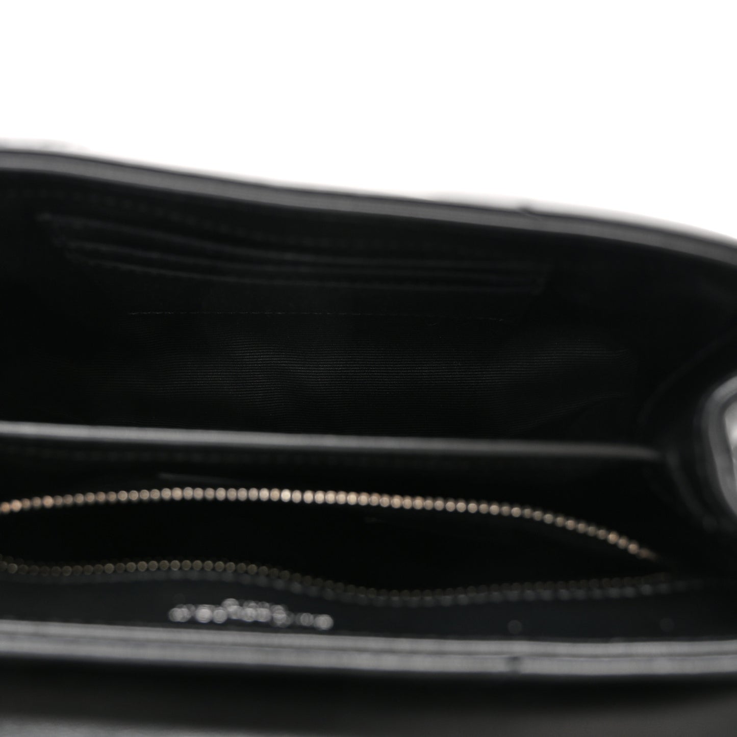 Calfskin Y Quilted Monogram Toy Loulou Crossbody Bag Black