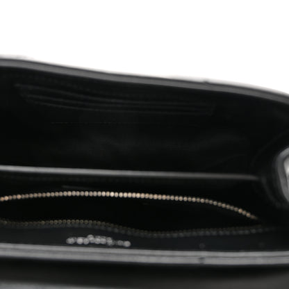 Saint Laurent Calfskin Y Quilted Monogram Toy Loulou Crossbody Bag Black 5 of 11