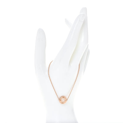 Tiffany 18K Rose Gold Diamond Atlas Pierced Bracelet 2 of 6