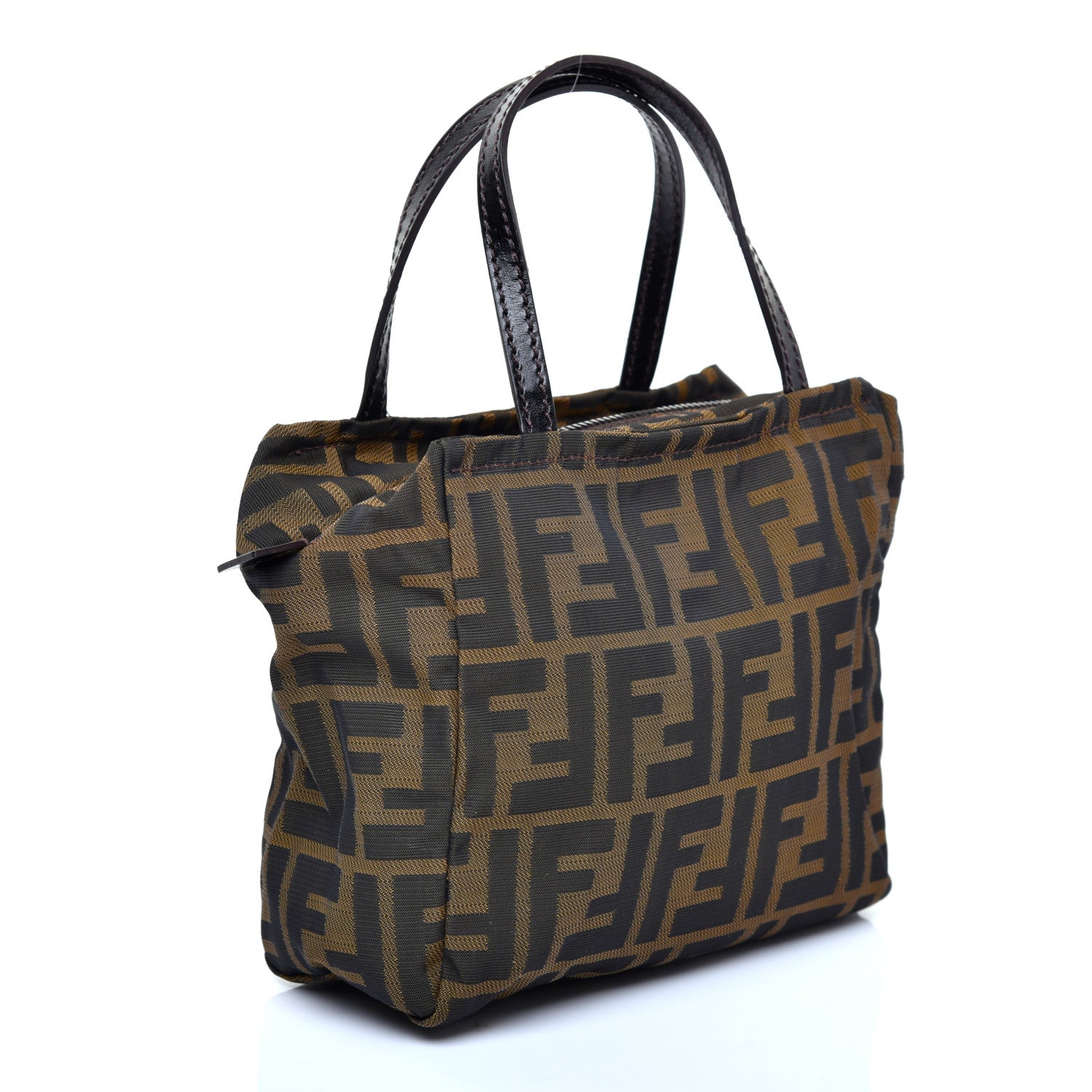 Fendi Zucca Mini Tote Tobacco 3 of 9