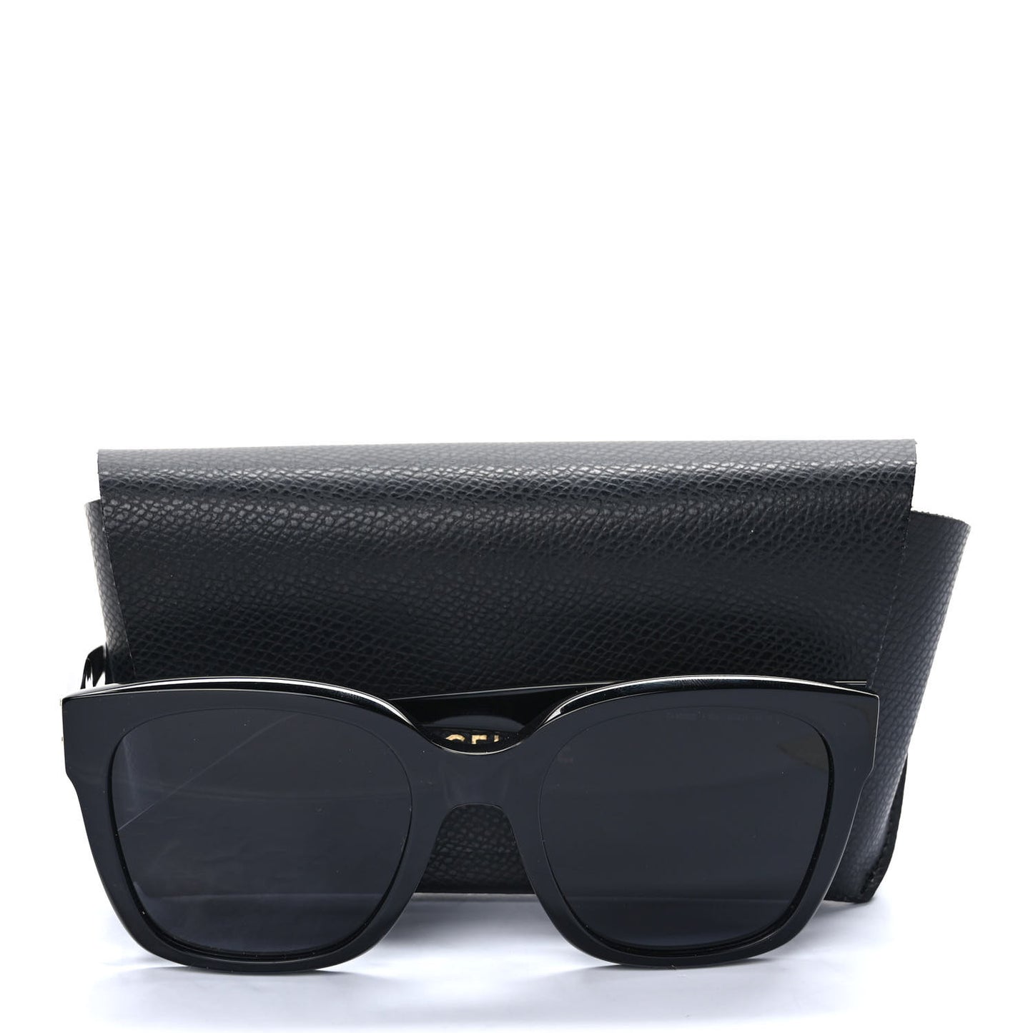 Acetate Triomphe 01 Square Sunglasses CL 40222F Black