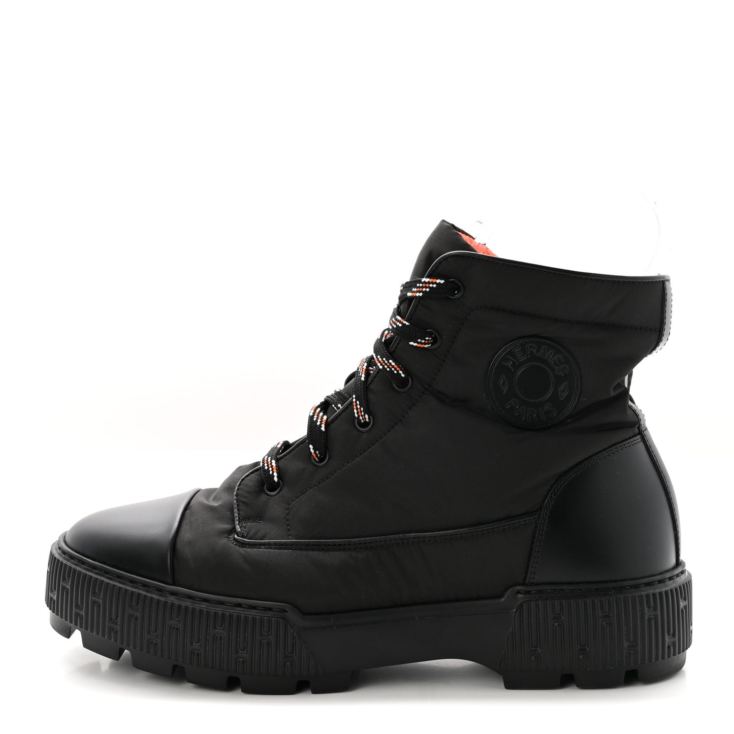 Calfskin Parachute Fresh Mens Ankle Boots 42.5 Black