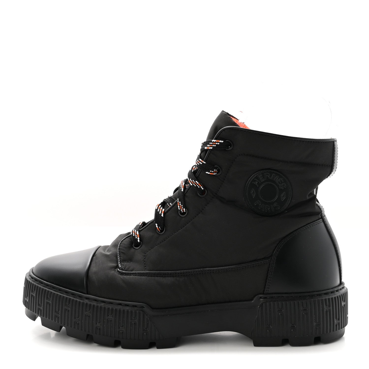 Hermes Calfskin Parachute Fresh Mens Ankle Boots 42.5 Black 1 of 9