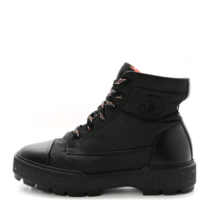 Hermes Calfskin Parachute Fresh Mens Ankle Boots 42.5 Black 1 of 9