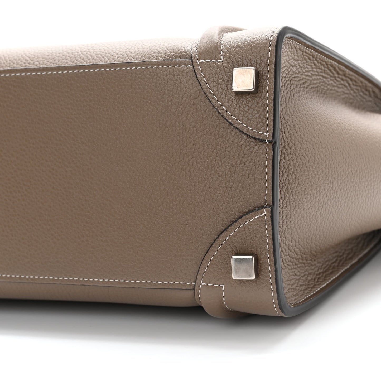 Drummed Calfskin Micro Luggage Souris