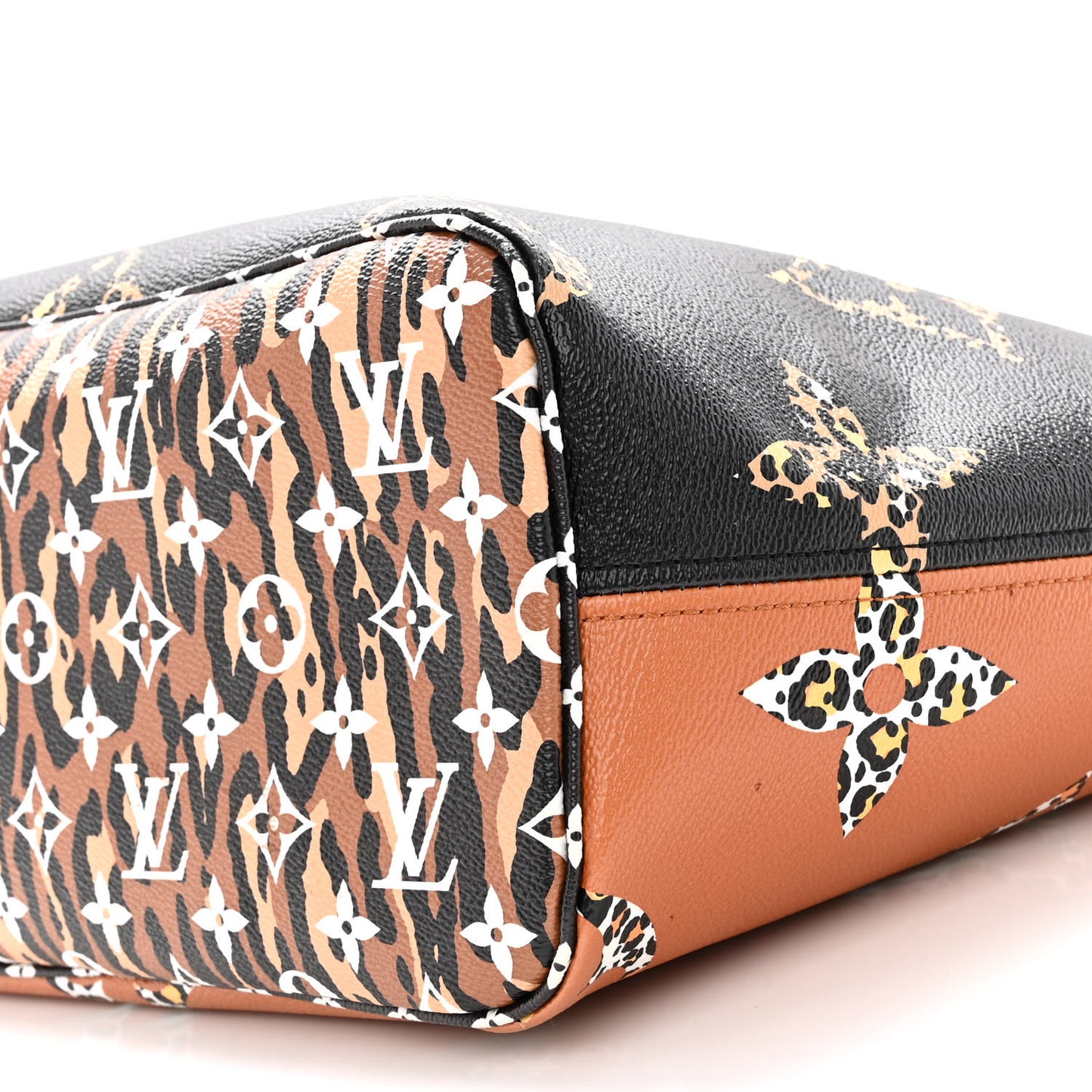 Monogram Giant Jungle Neverfull MM Black