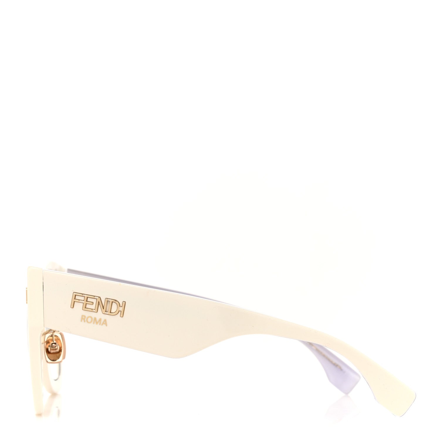 Fendi Acetate FF Sunglasses FF 0434/G/S White Gold 3 of 7