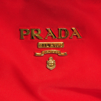 Prada Tessuto Saffiano Tote Rosso 9 of 11