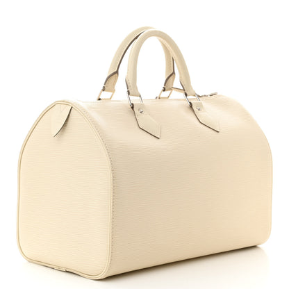 Louis Vuitton Epi Speedy 30 Ivory 3 of 12