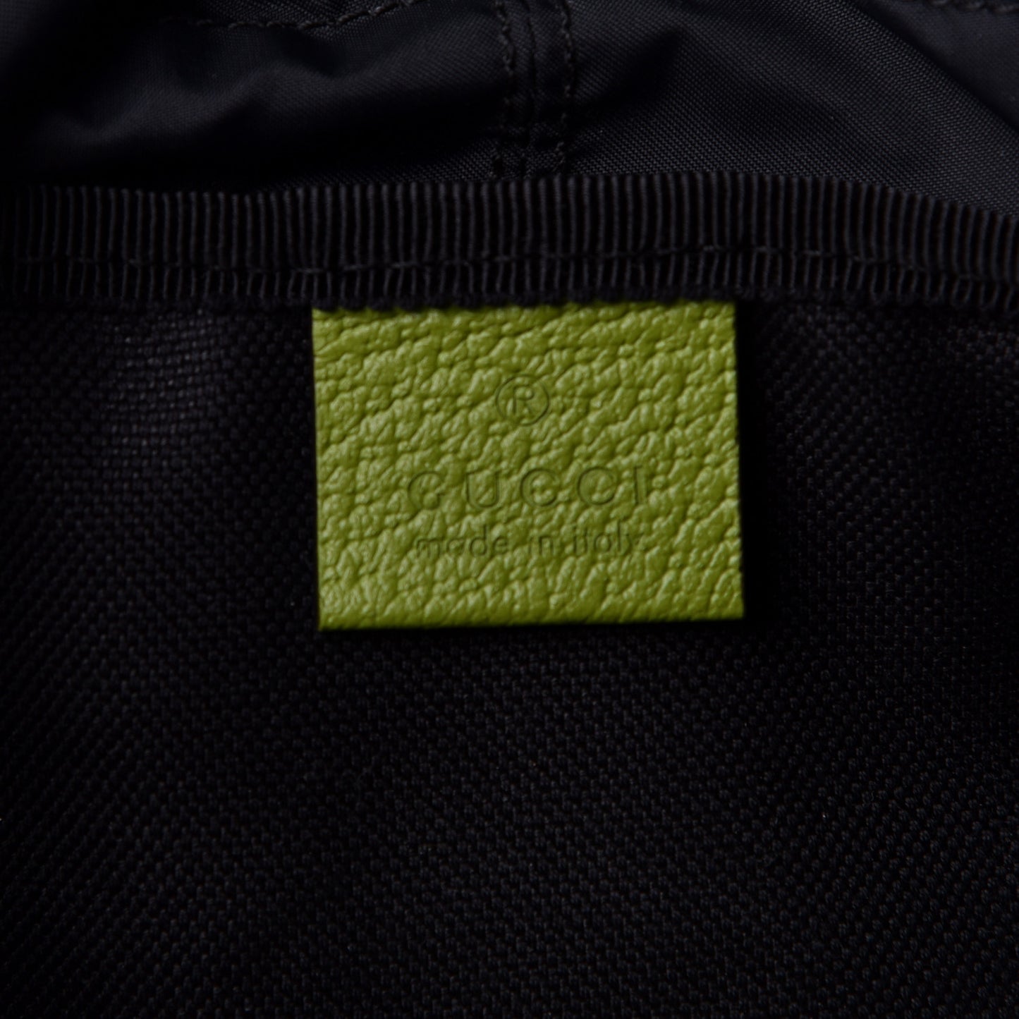 GG Supreme Monogram Psychedelic Medium Double Buckle Backpack Green Multicolor