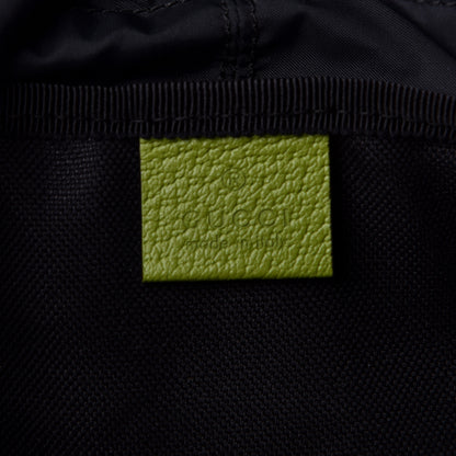 Gucci GG Supreme Monogram Psychedelic Medium Double Buckle Backpack Green Multicolor 5 of 5