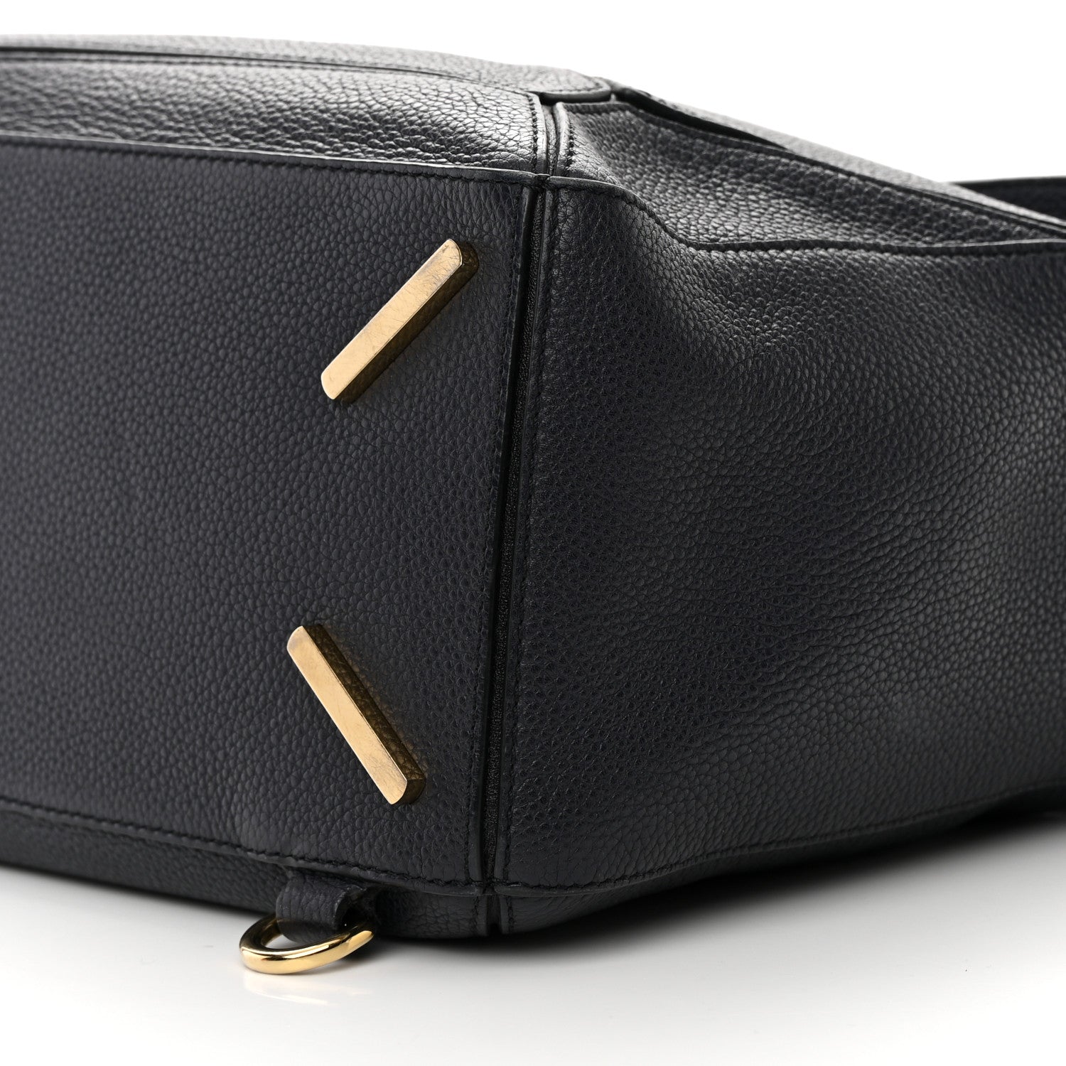 Loewe Calfskin Medium Puzzle Bag Midnight Blue Black 10 of 22