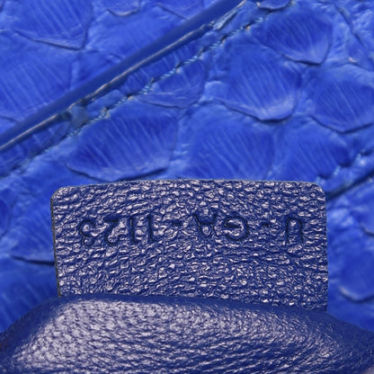 Celine Python Mini Luggage Indigo 7 of 7